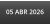 05 ABR 2026