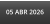 05 ABR 2026