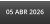 05 ABR 2026