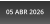 05 ABR 2026