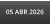 05 ABR 2026